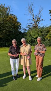 Clubmeisterin AK65(v.l.) 3. Angelika Klein, 1. Ruth Probst, 2. Erika Lütsch